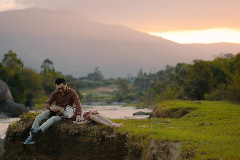 Couple at sunset